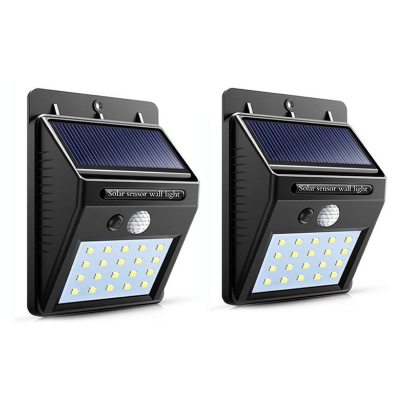 Painel de LED Solar com Sensor de movimento